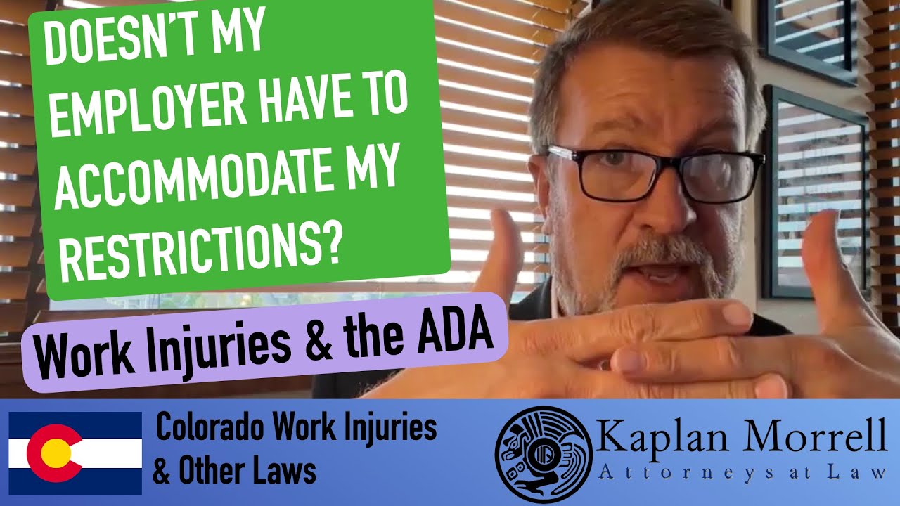 Work Injuries and the American's with Disabilities Act