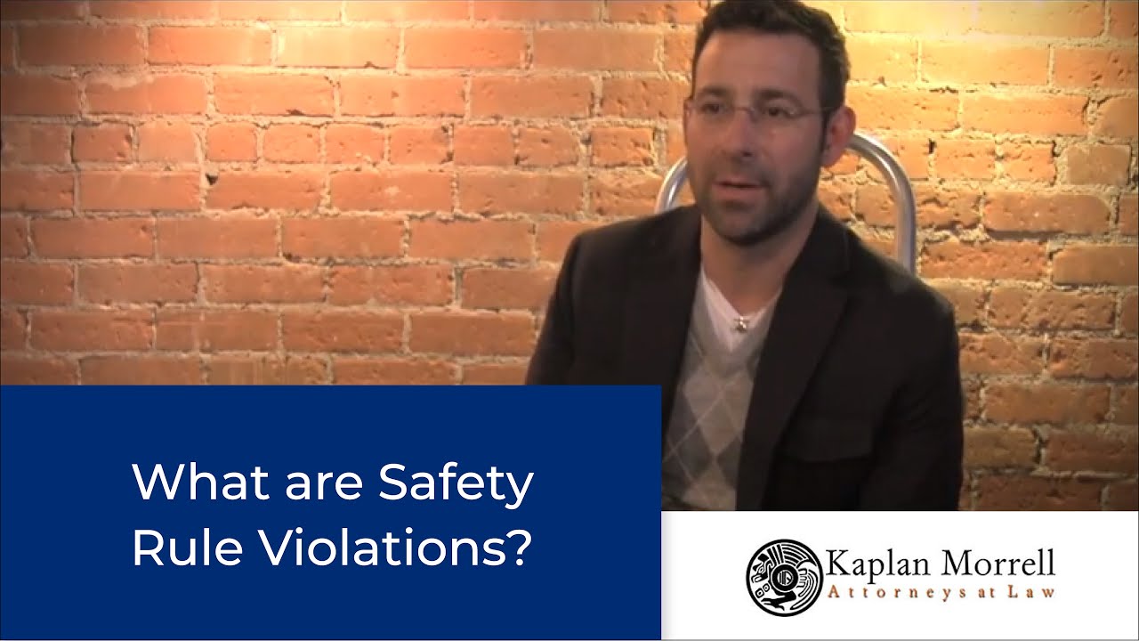 Denver Workers Comp Lawyers Explain Safety Rule Violations