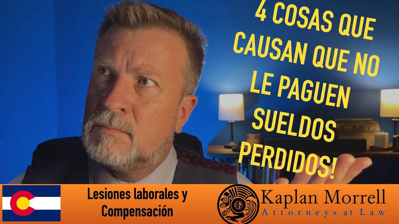 ¿Qué puede cancelar sus beneficios de salarios perdidos por lesiones laborales en Colorado?
