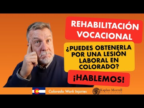 ¿Puedes obtener rehabilitación vocacional por una lesión laboral en Colorado?