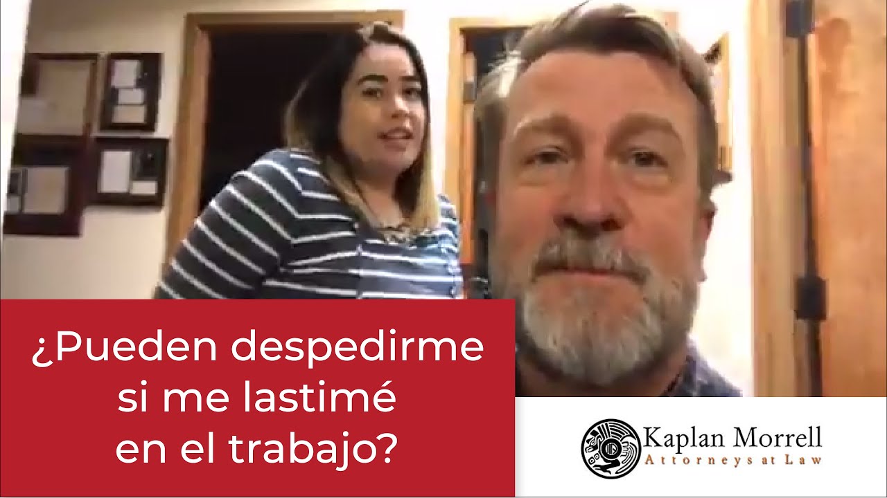 Me pueden despedir de mi trabajo si me lastimo en el trabajo?