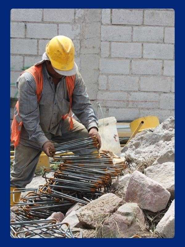 Commercial construction worker in Colorado