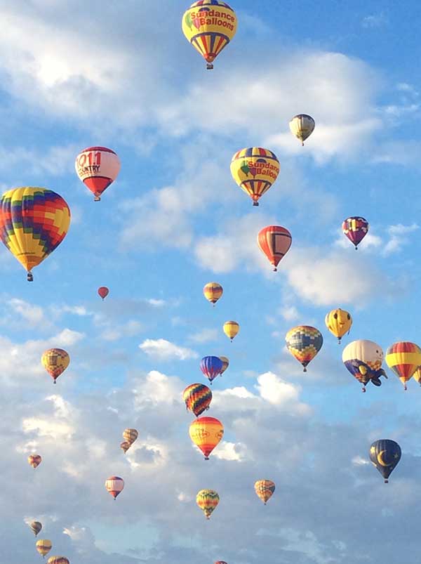 Hot air Balloons in Colorado
