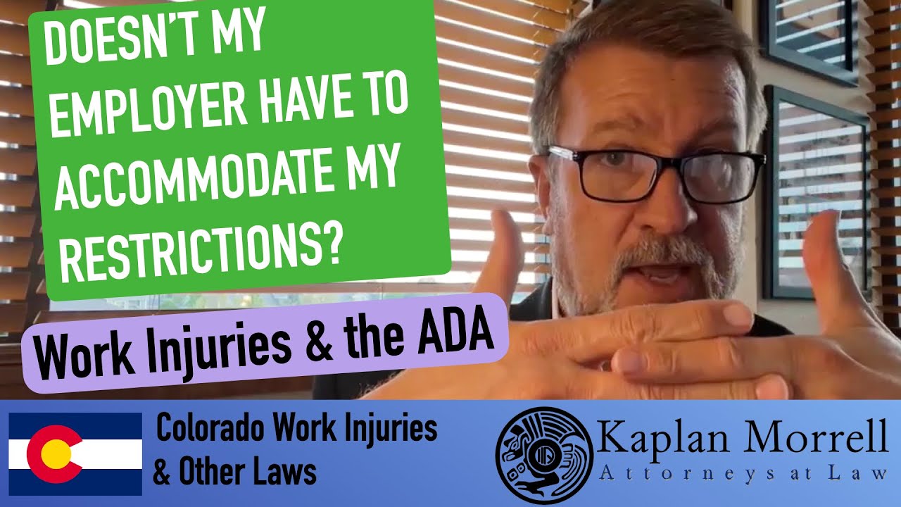 Work Injuries and the ADA