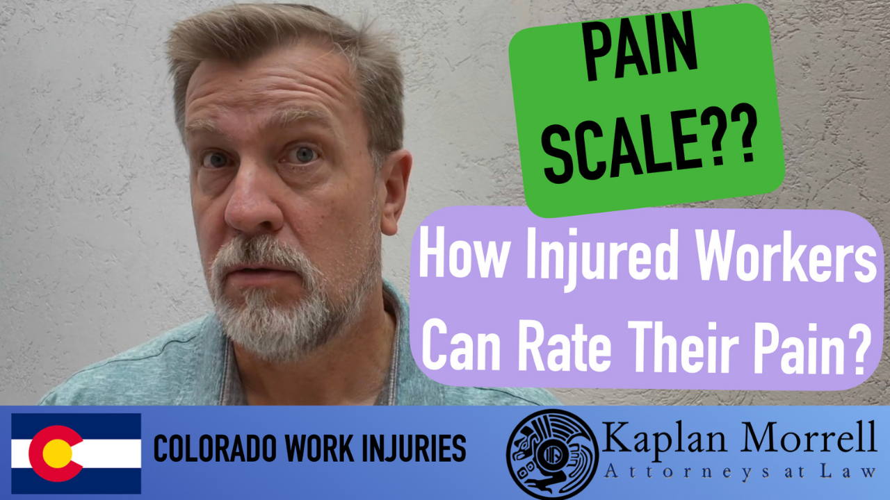 Pain Scale And How Injured Workers Can Rate Their Pain