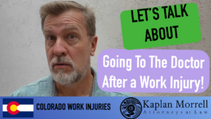 Let's Talk about Going to the Doctor after a work injury
