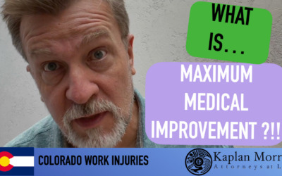 I am at MMI – Maximum Medical Improvement…what does that mean?
