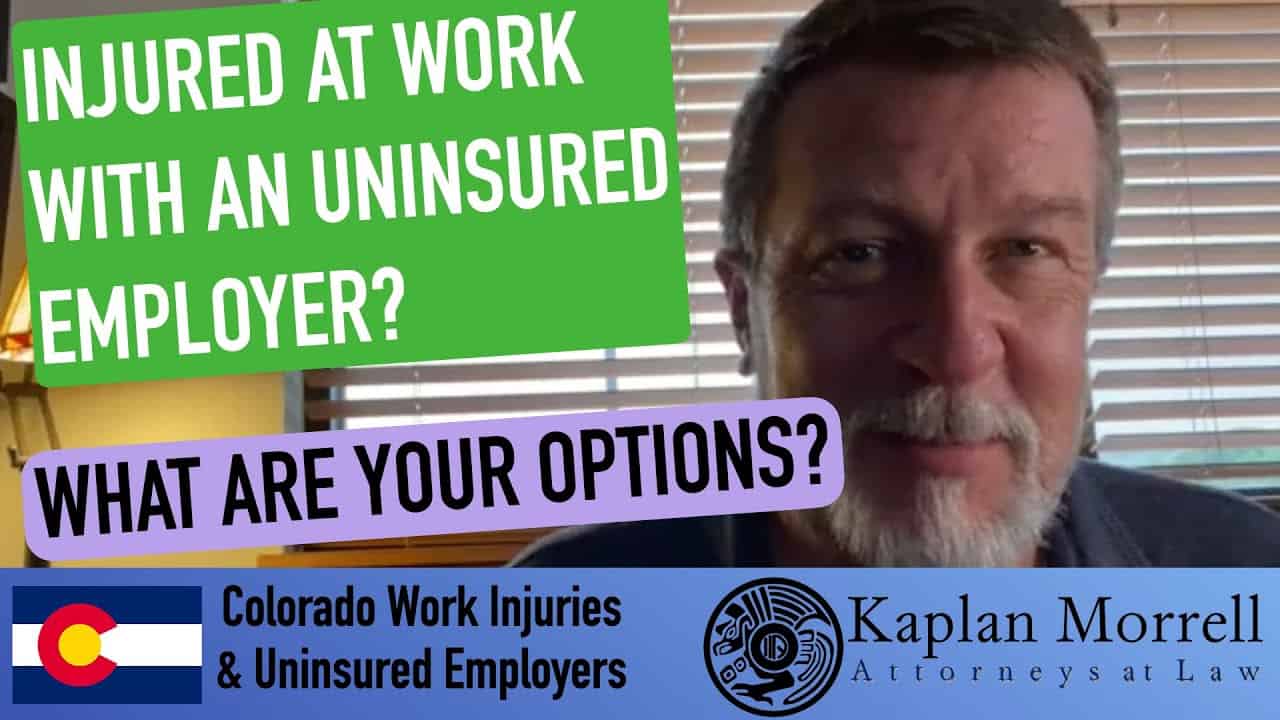 Injured at work and no Insurance?