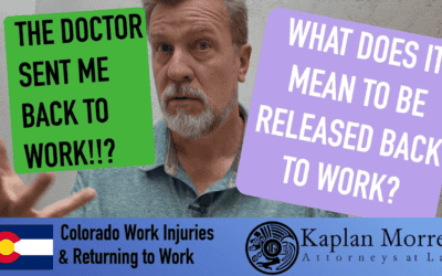 What Does It Mean To Be Released Back To Work?