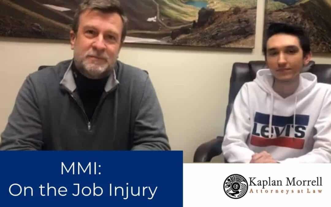 What does MMI mean for a Colorado on-the-job injury?