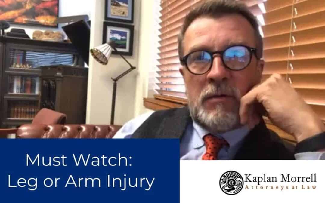 Injured Arm or Leg in a Colorado Work Injury