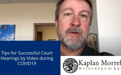 Tips for Successful Court Hearings by Video during COVID-19