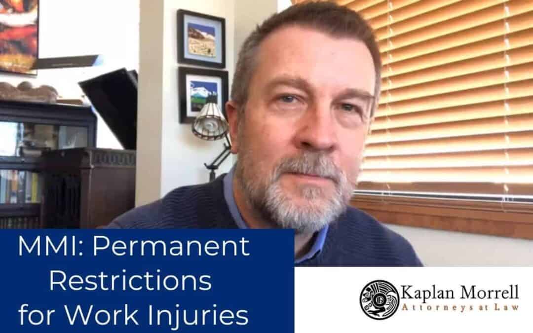 MMI: Permanent Restrictions for Work Injuries